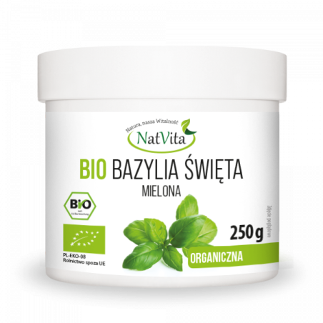Bazylia Święta BIO mielona - zdjęcie produktu