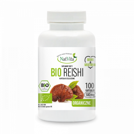 Reishi BIO kapsułki 500mg - zdjęcie produktu