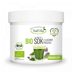 Sok z lucerny BIO w proszku