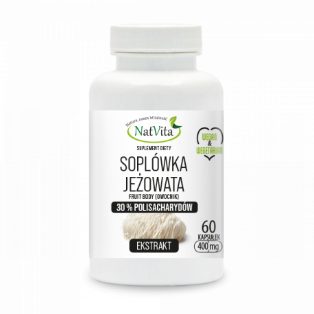 Soplówka Jeżowata ekstrakt 30% kapsułki 400mg - zdjęcie produktu