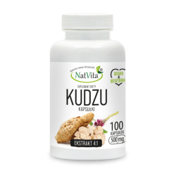 Kudzu korzeń ekstrakt 4:1 kapsułki 500mg