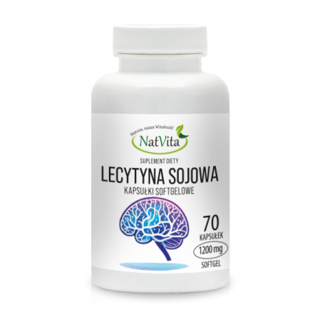 Lecytyna kapsułki softgel 1200mg - zdjęcie produktu