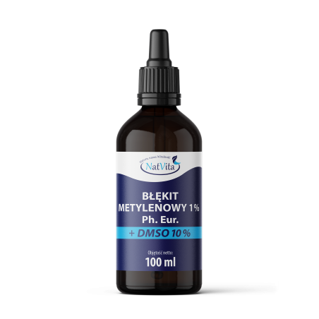 Błękit Metylenowy Ph. Eur. Farmaceutyczny 1% + DMSO 10% - zdjęcie produktu