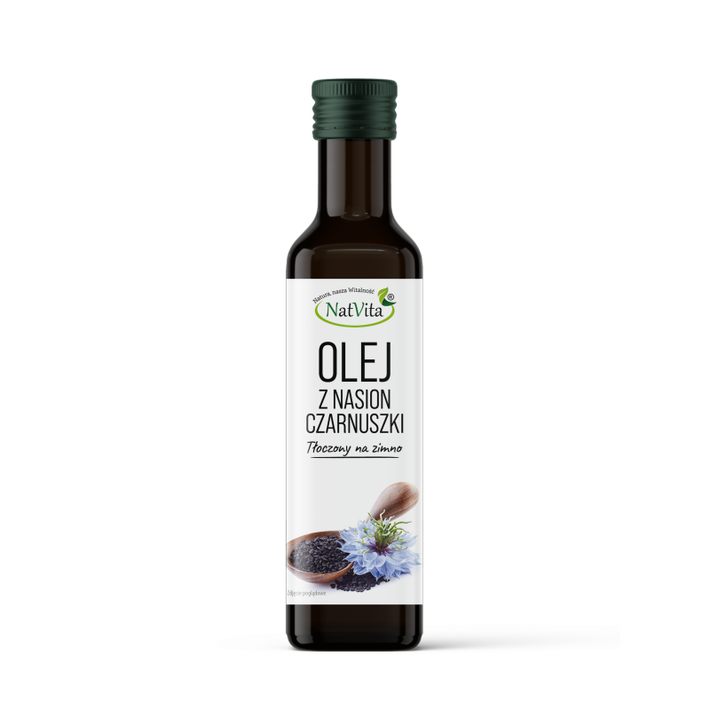 Olej z nasion Czarnuszki zimnotłoczony