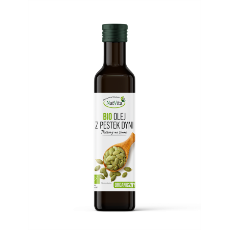 Olej z Pestek Dyni BIO zimnotłoczony - zdjęcie produktu