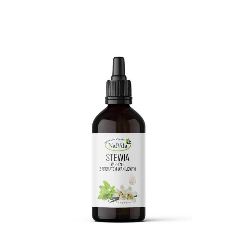 Stewia w płynie z aromatem waniliowym