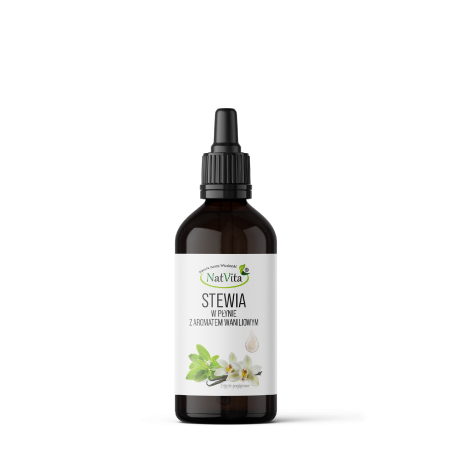Stewia w płynie z aromatem waniliowym - zdjęcie produktu