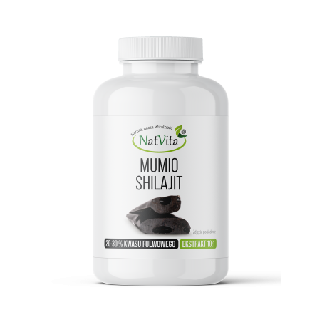 Mumio Shilajit ekstrakt 20-30 % kwas fulwowy - zdjęcie produktu