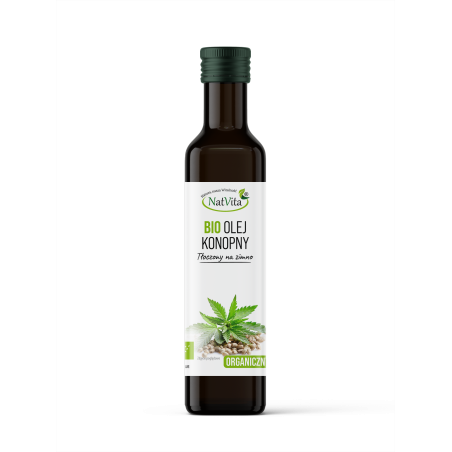 Olej konopny BIO zimnotłoczony - zdjęcie produktu
