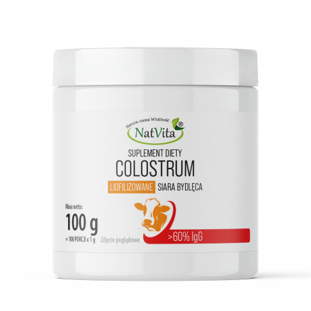 Colostrum 60% IgG liofilizowane - zdjęcie produktu