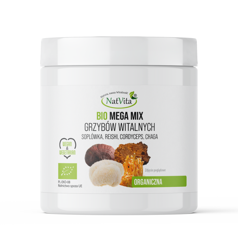 Grzyby Witalne BIO MEGA MIX mielone