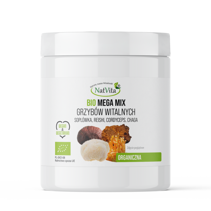 Grzyby Witalne BIO MEGA MIX mielone
