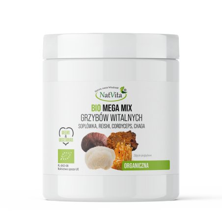 Grzyby Witalne BIO MEGA MIX mielone - zdjęcie produktu