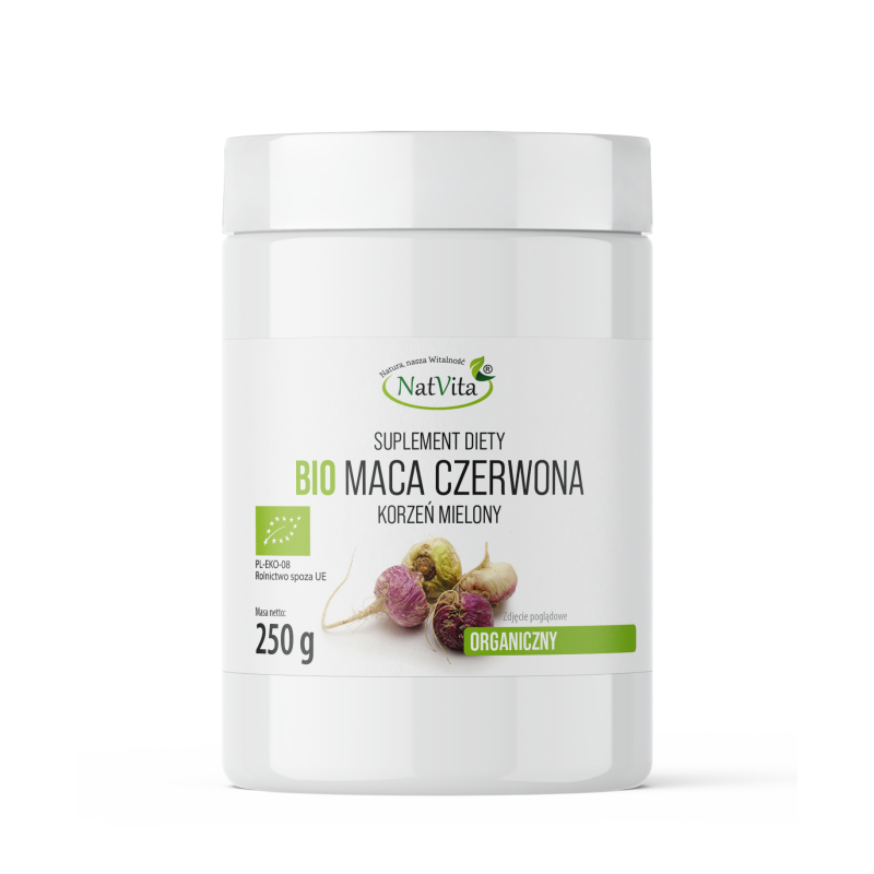 Maca BIO RAW czerwona mielona