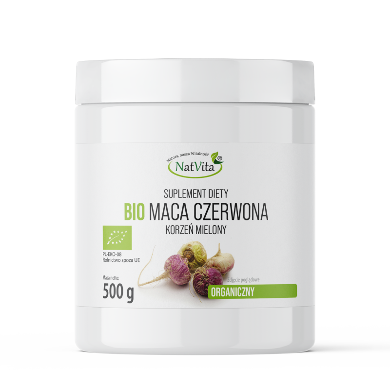 Maca BIO RAW czerwona mielona