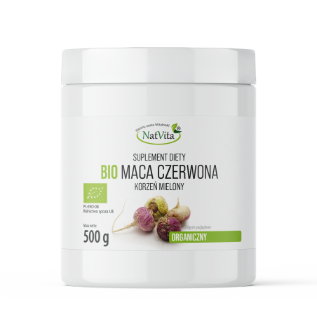 Maca BIO RAW czerwona mielona - zdjęcie produktu