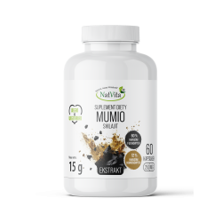 Mumio Shilajit ekstrakt 60% kwas fulwowy kapsułki 250mg