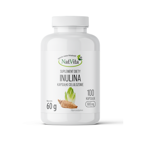 Inulina kapsułki 600mg Inulina kapsułki 600mg