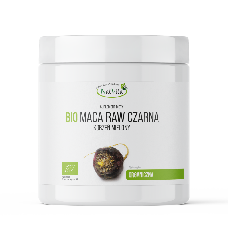 Maca BIO RAW czarna mielona
