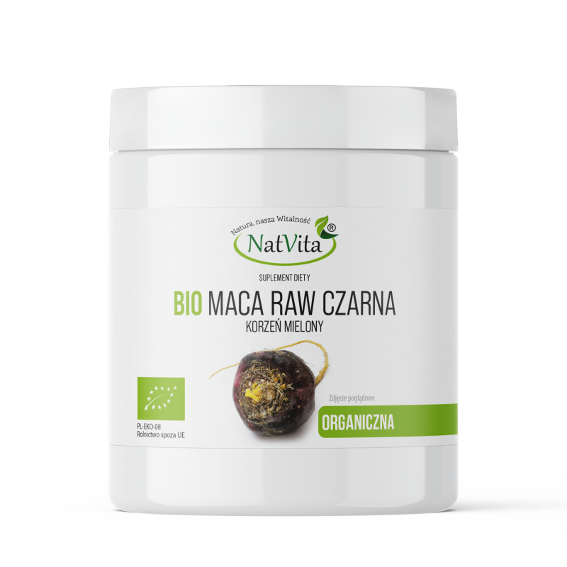 Maca BIO RAW czarna mielona