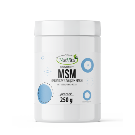 MSM siarka organiczna proszek - zdjęcie produktu