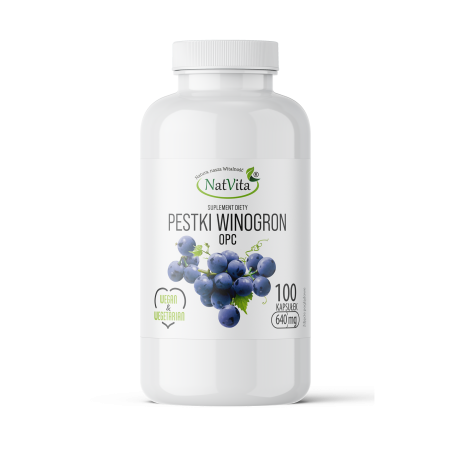 OPC Pestki Winogron kapsułki 640mg - zdjęcie produktu