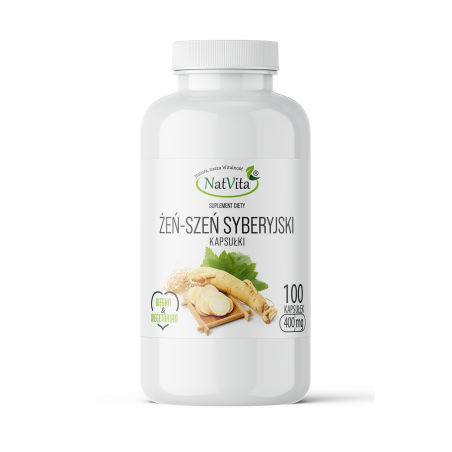 Żeń-Szeń syberyjski kapsułki 400mg - zdjęcie produktu