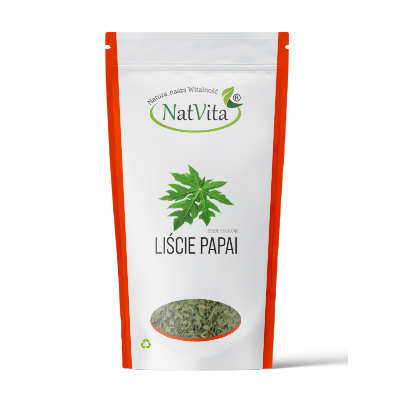 Papaja liście pocięte