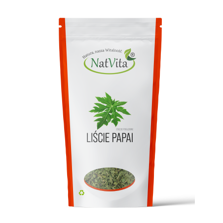 Papaja liście pocięte Papaja liście pocięte