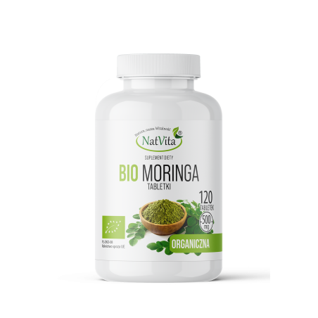 Moringa Olejodajna BIO tabletki 500mg - zdjęcie produktu