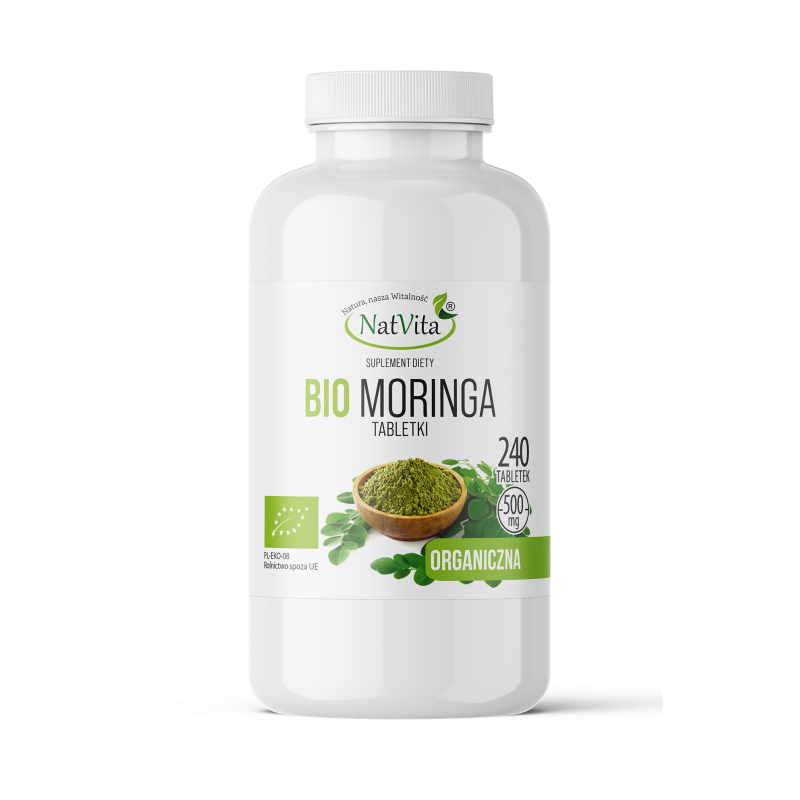 Moringa Olejodajna BIO tabletki 500mg