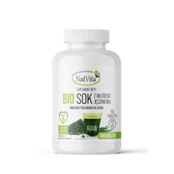 Sok z młodego Jęczmienia BIO tabletki 500mg