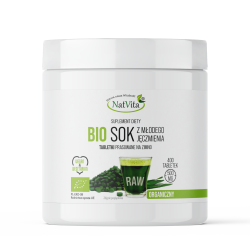 Sok z młodego Jęczmienia BIO tabletki 500mg