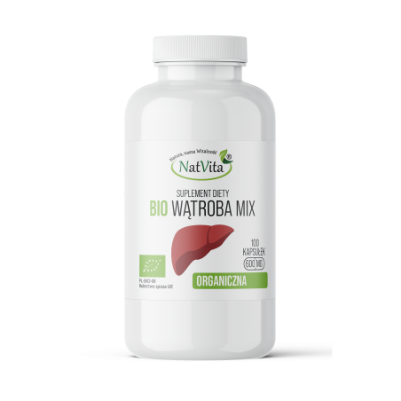 Wątroba BIO MIX kapsułki 600mg - zdjęcie produktu
