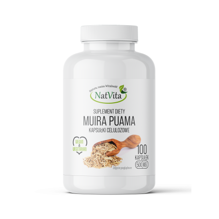 Muira Puama kapsułki 500mg Muira Puama kapsułki 500mg