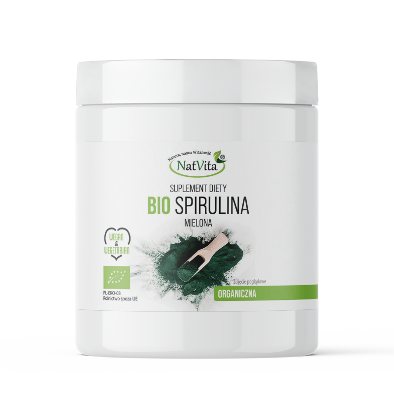 Spirulina BIO mielona