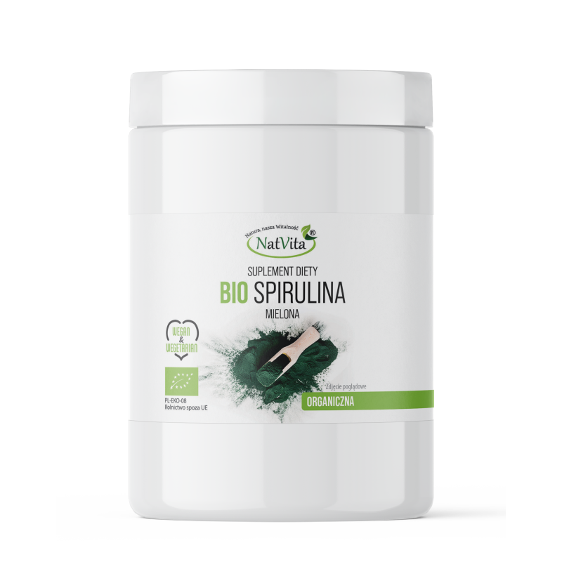 Spirulina BIO mielona