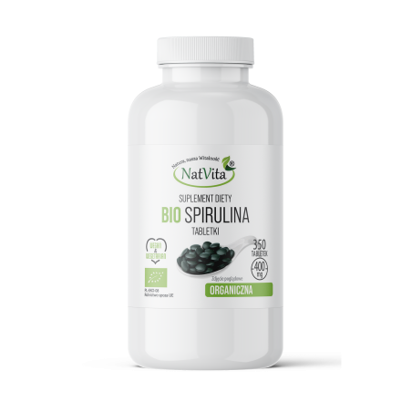 Spirulina BIO tabletki 400mg - zdjęcie produktu