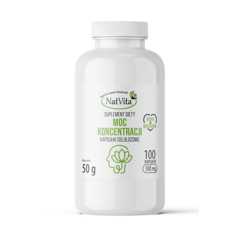 Moc Koncentracji kapsułki 500mg
