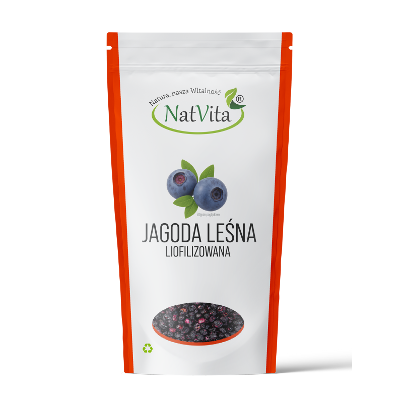 Jagody leśne liofilizowane