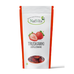 Truskawki liofilizowane plastry