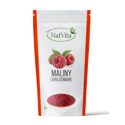 Maliny liofilizowane rozdrobnione