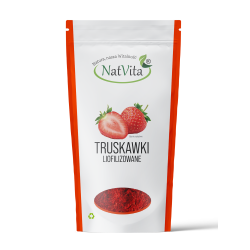 Truskawki liofilizowane w proszku