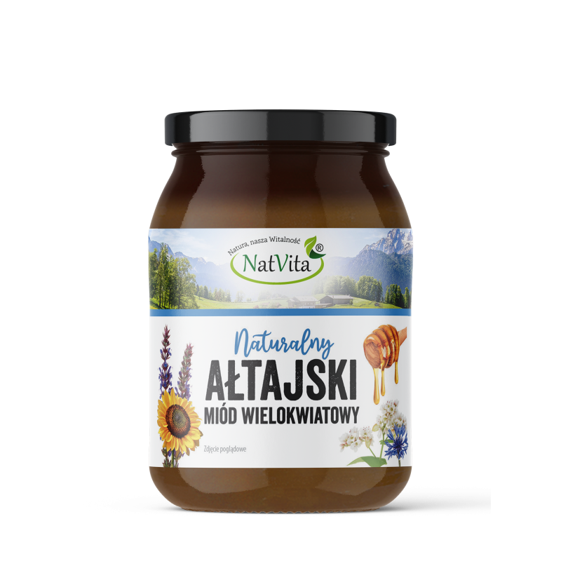 Ałtajski Miód Wielokwiatowy z Syberii