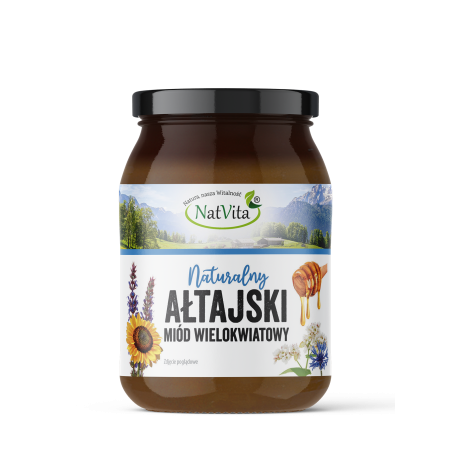 Ałtajski Miód Wielokwiatowy z Syberii - zdjęcie produktu