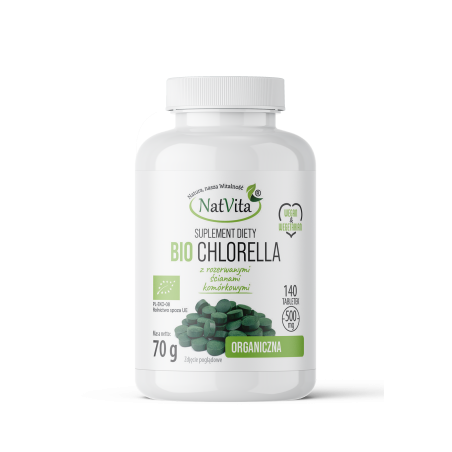 Chlorella BIO tabletki 500mg Chlorella BIO tabletki 500mg