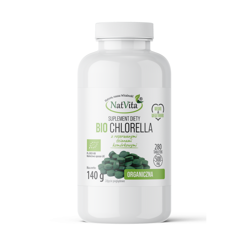 Chlorella BIO tabletki 500mg