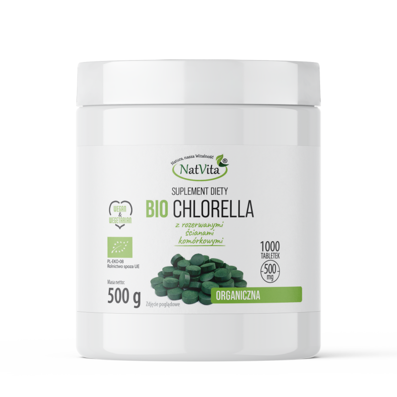 Chlorella BIO tabletki 500mg