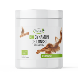 Cynamon Cejloński BIO mielony