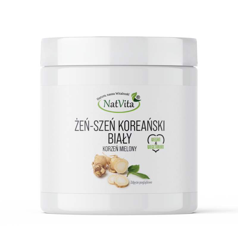 Żeń-Szeń koreański biały korzeń mielony